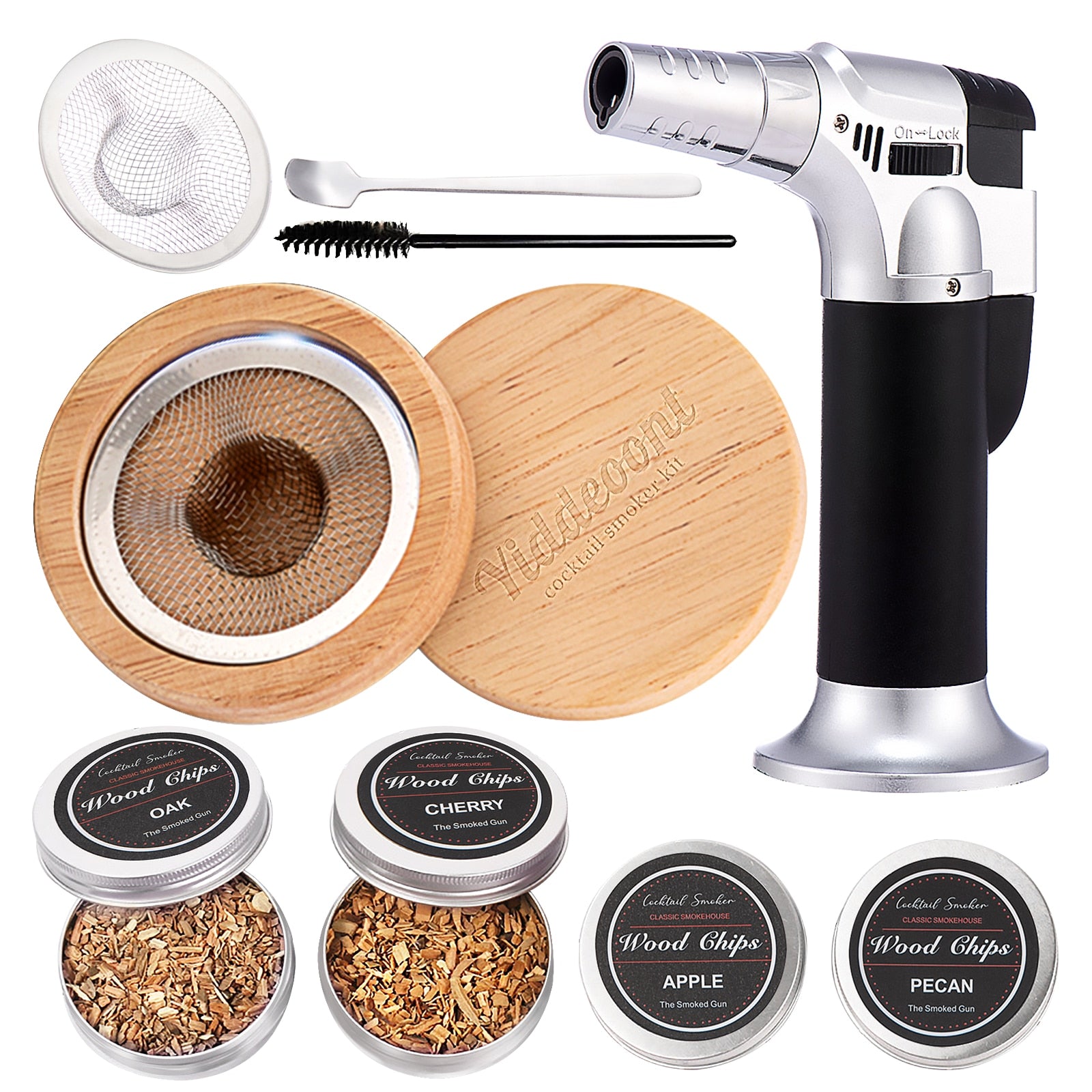 China Cocktail Smoker Kit with Torch and Wood Chips for Whiskey